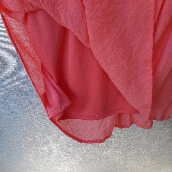 Socialite coral/punk dress - Picture 7 of 7